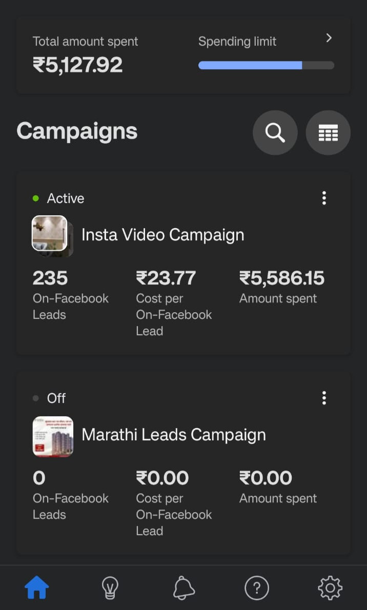 fb campaign 1 success